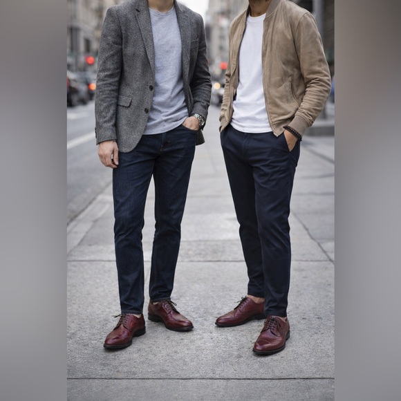 Dolce & Gabbana Burgundy Leather Oxfords - Picture 2 of 4